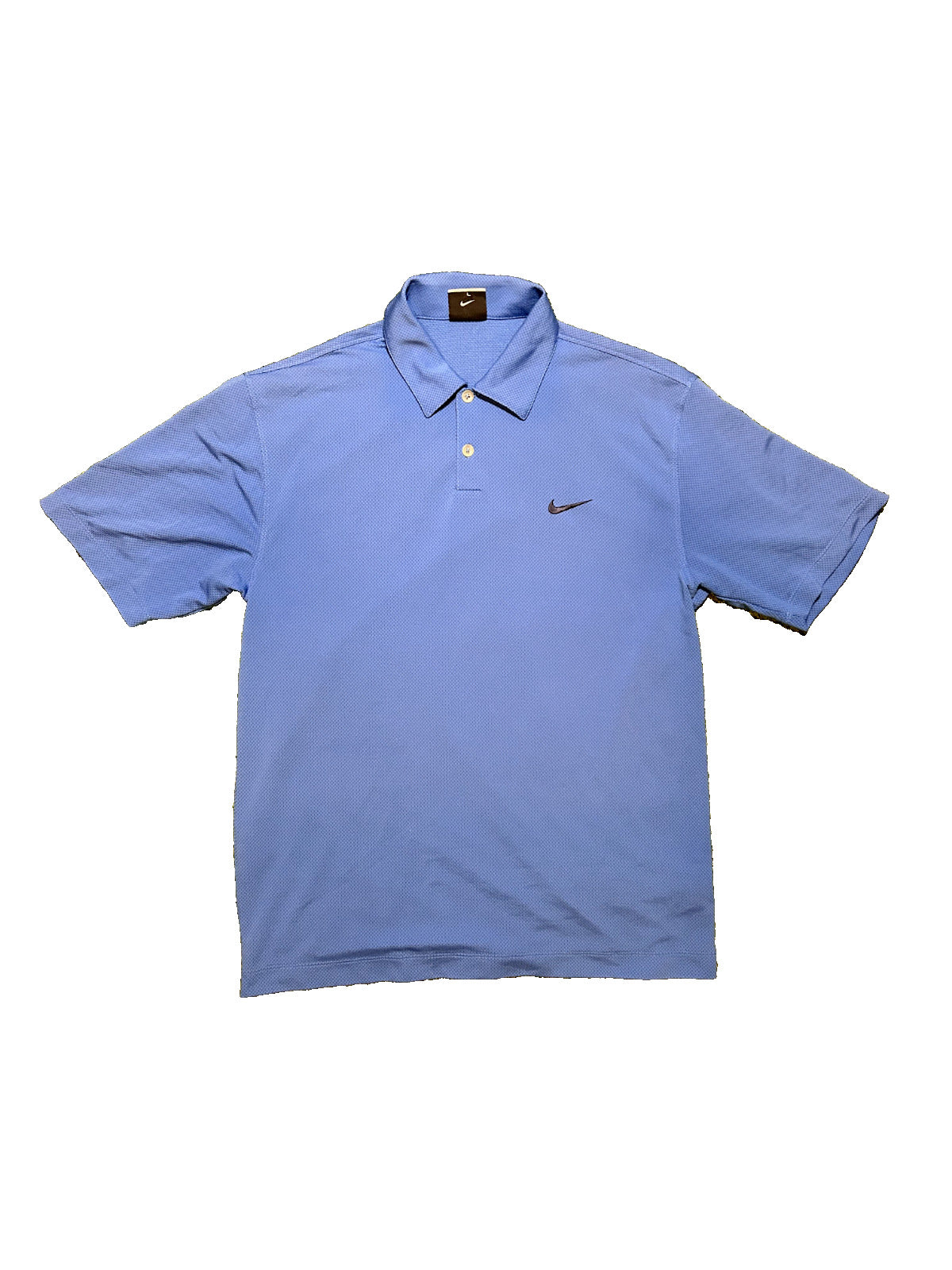Nike Golf Mens Blue Polo Shirt Size M Dri-FIT - Bargain Haven