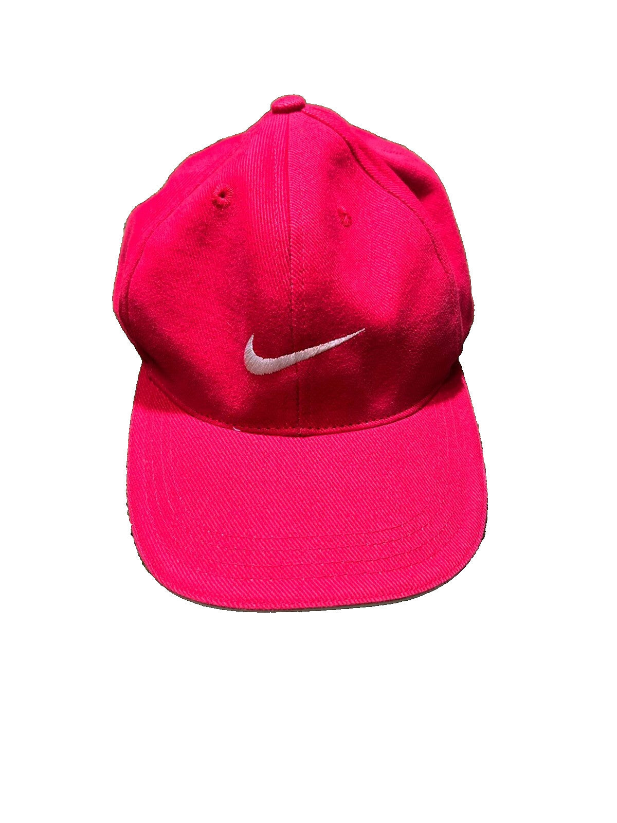 Vintage Nike Red Adjustable Snapback Hat – One Size – Made in Taiwan – Swoosh Lo - Bargain Haven