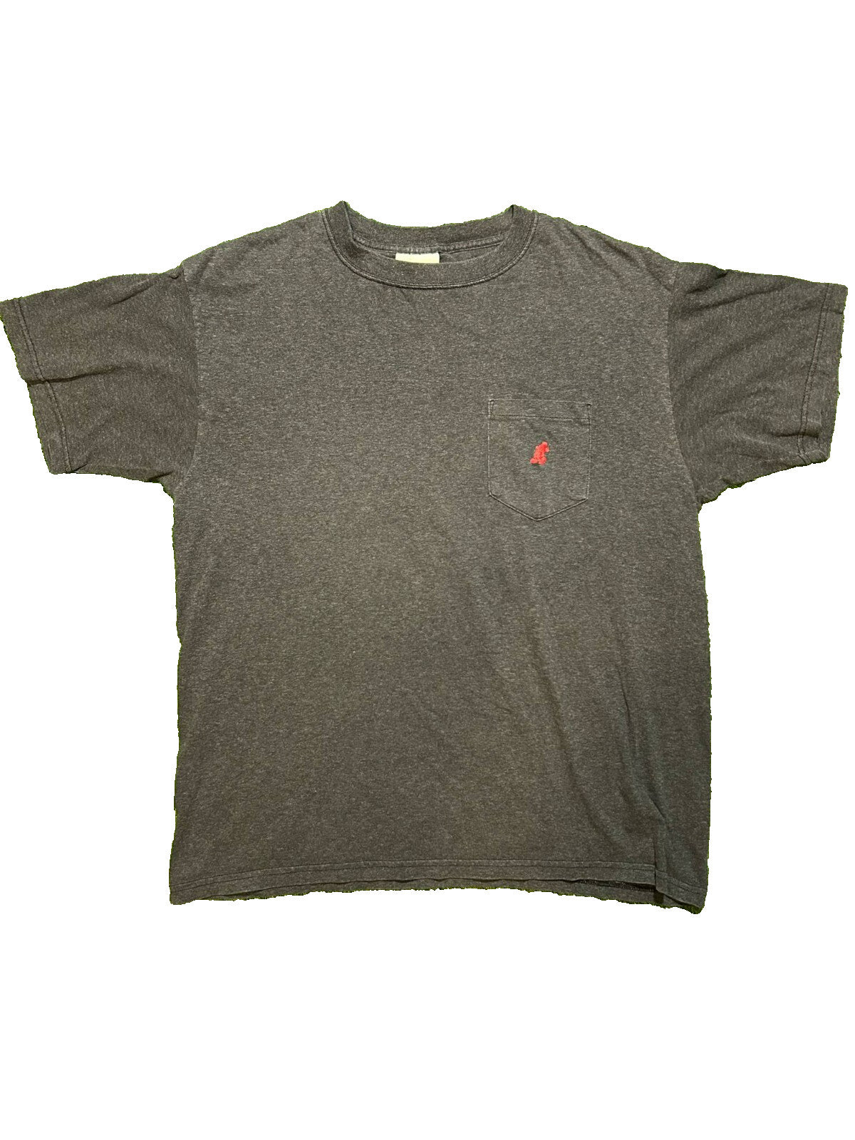 Vintage Walt Disney World Mickey Pocket T-Shirt – Dark Grey – Size L - Bargain Haven