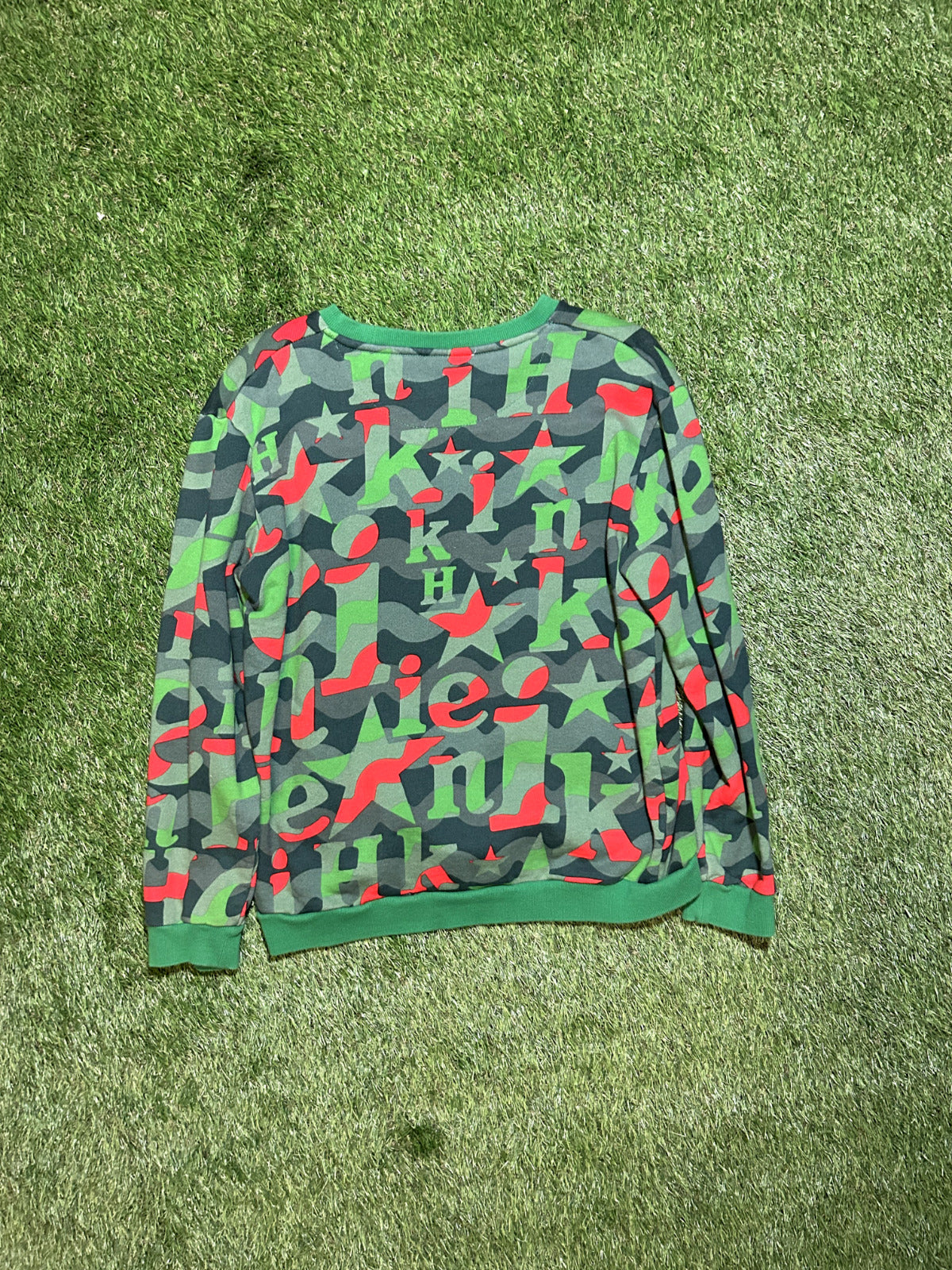 Heineken Mens Long Sleeve Sweater Size L Excellent Condition - Bargain Haven