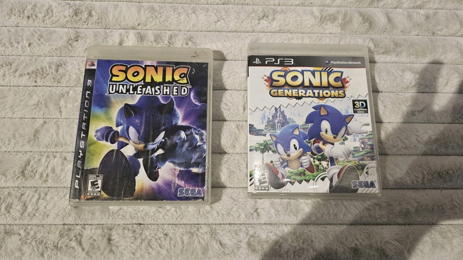 PS3 Game Bundle - Sonic Unleashed & Sonic Generations - Friperie Urbaine