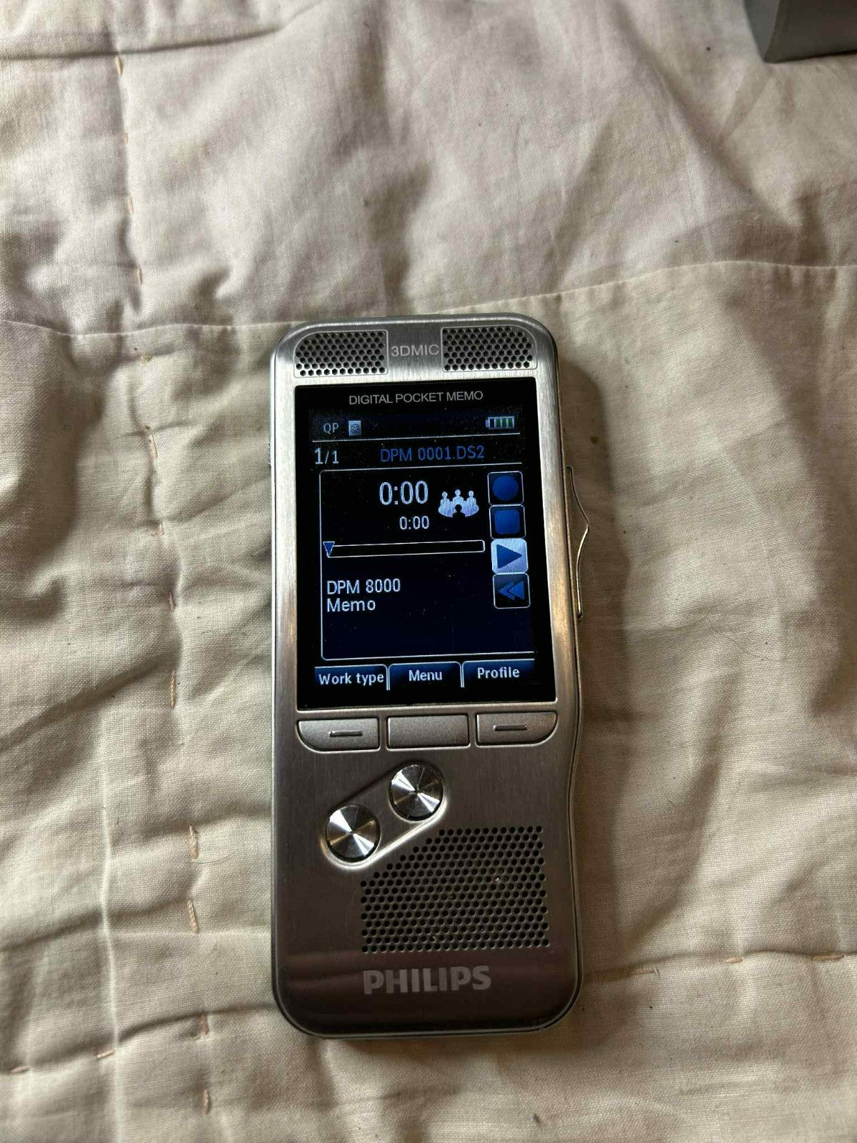 Philips DPM8000 Digital Pocket Memo Voice Recorder Tested - Friperie Urbaine