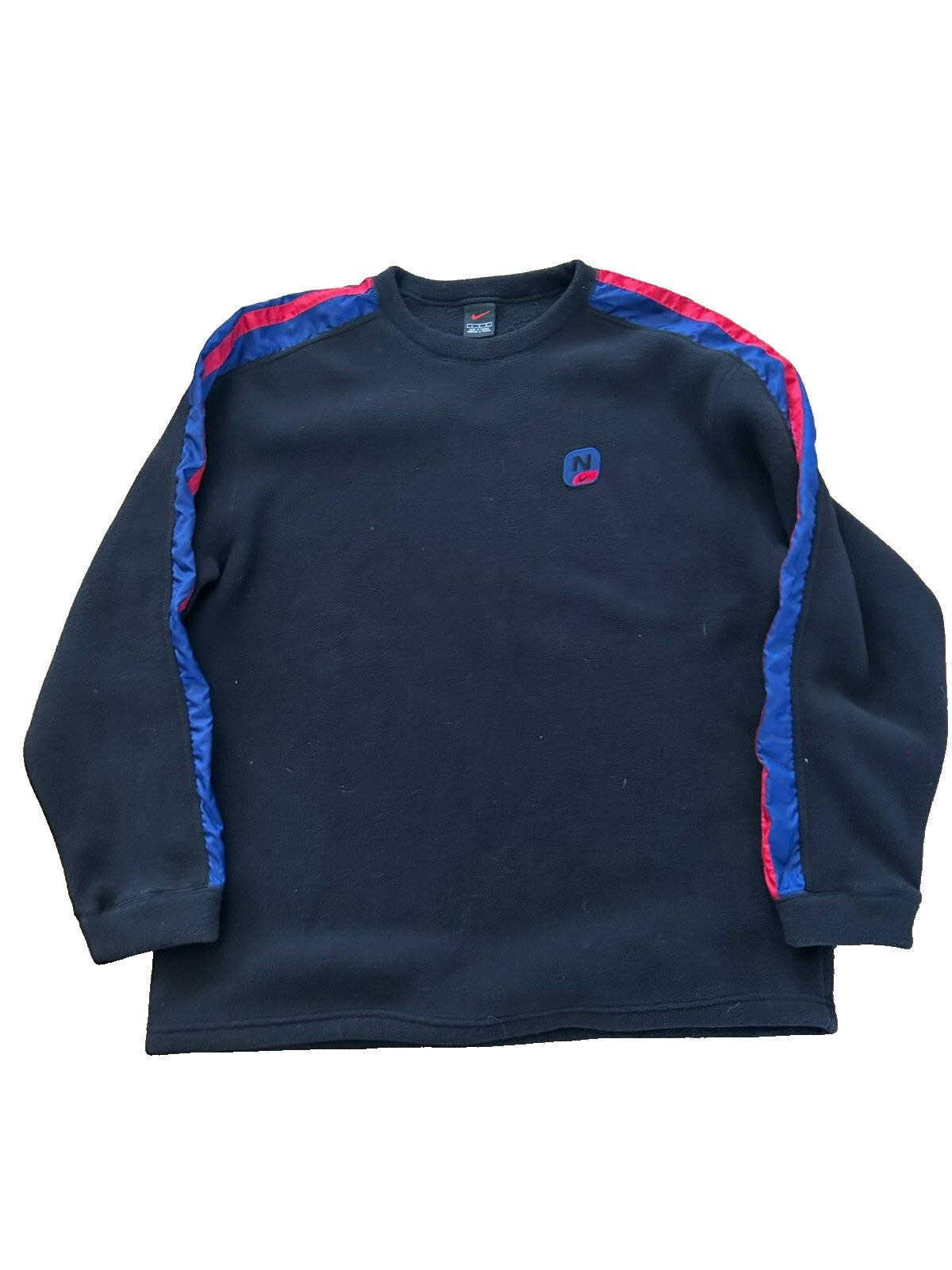 Nike vintage fleece sweatshirt Size L Made in Taiwan 90s retro style rare N logo - Bargain Haven