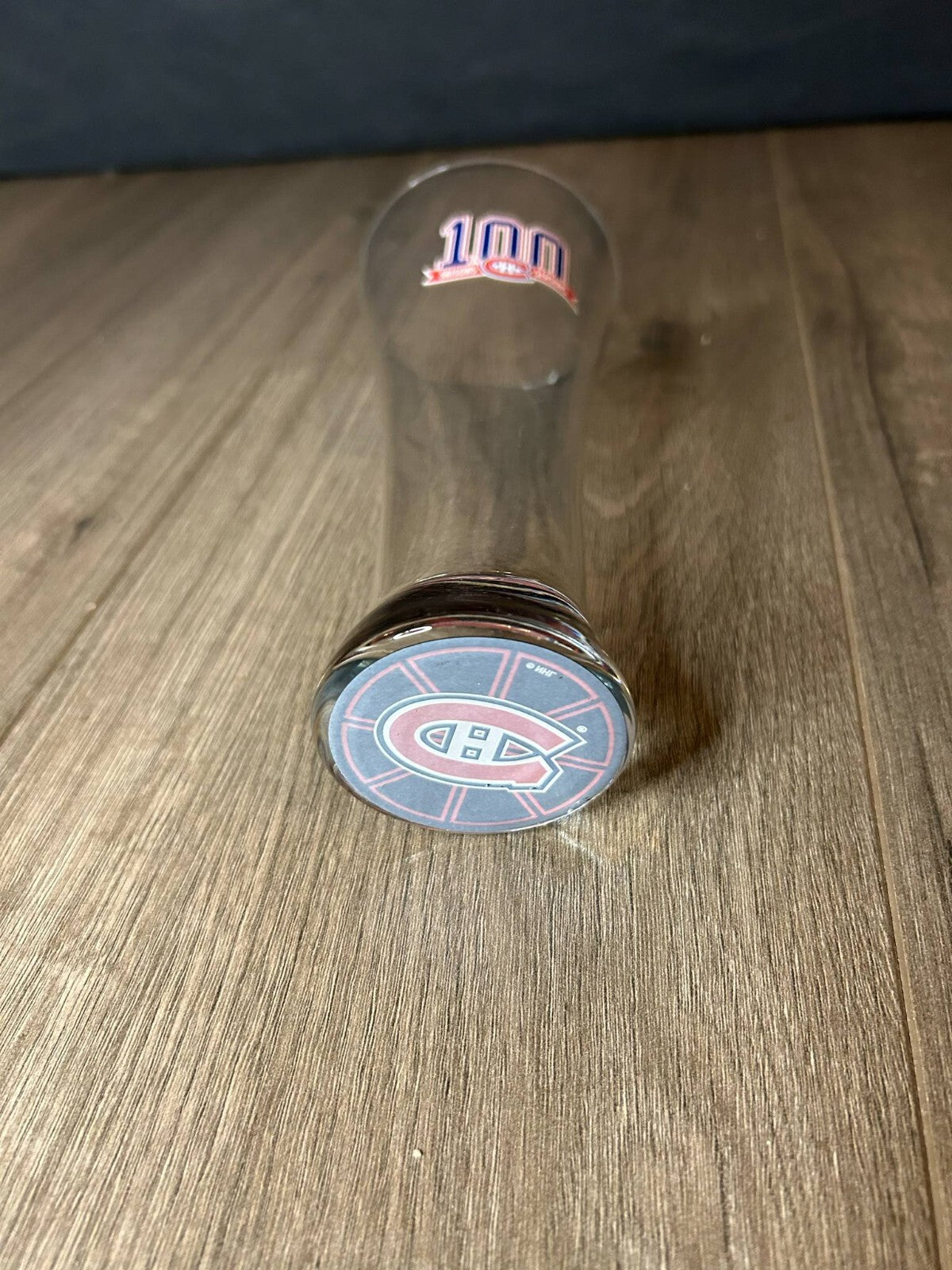 Montreal Canadiens 100 Seasons Collectible Beer Glass – Habs Logo - Bargain Haven