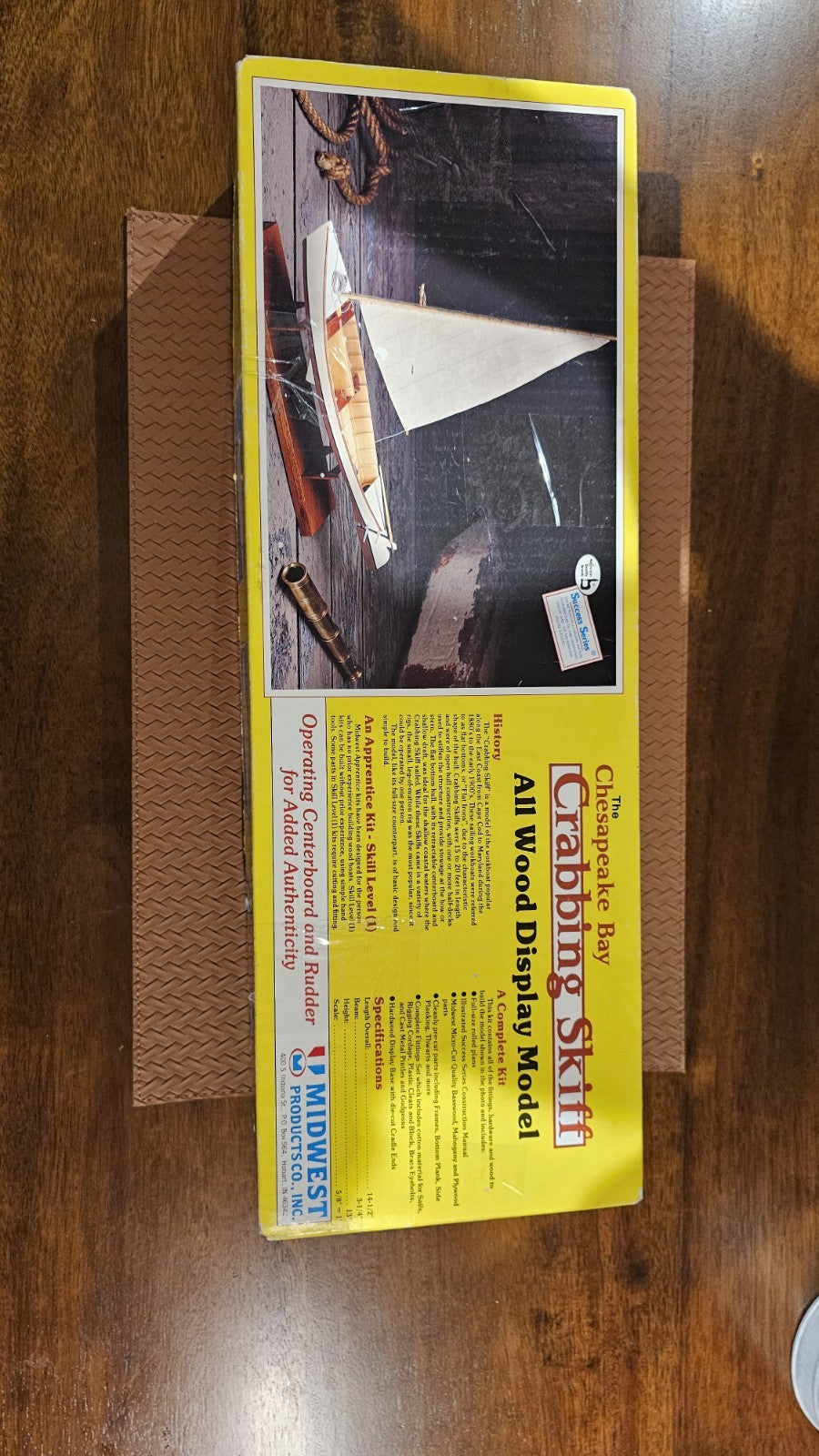 SKIFF CHESAPEAKE BAY CRABBING Model Kit - Midwest Products #970 - Vintage - Bargain Haven
