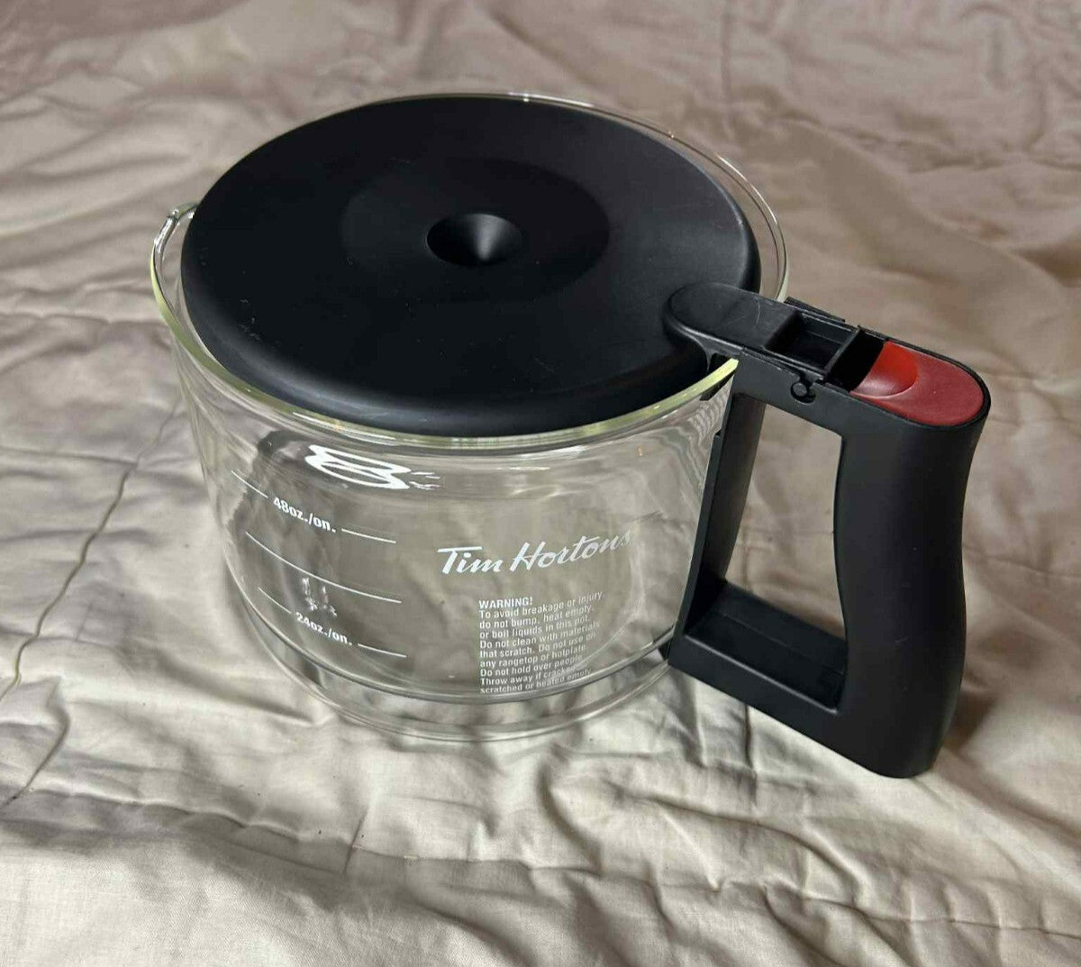 Tim Hortons Coffee Pot Glass Carafe Replacement Decanter - Friperie Urbaine