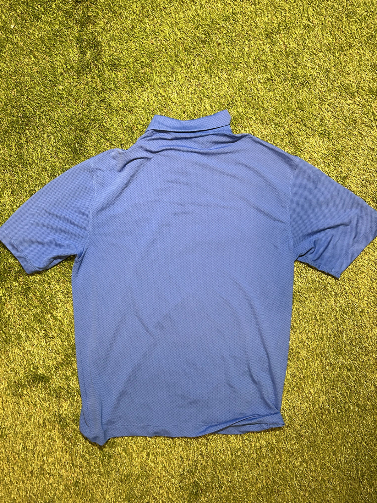 Nike Golf Mens Blue Polo Shirt Size M Dri-FIT - Bargain Haven