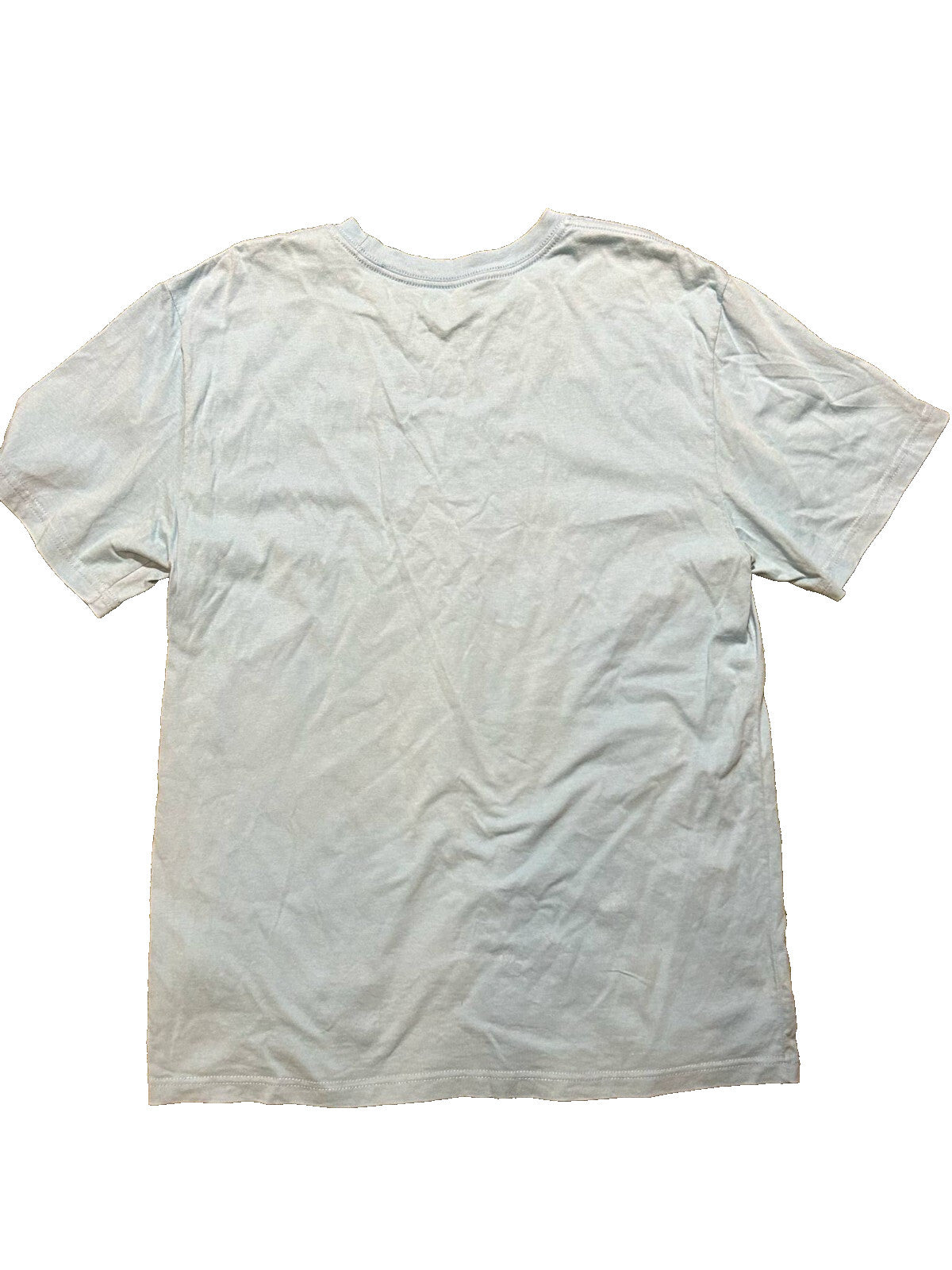 Oakley Regular Fit T-Shirt Size L – Light Blue with Red Logo – 100% Cotton - Bargain Haven