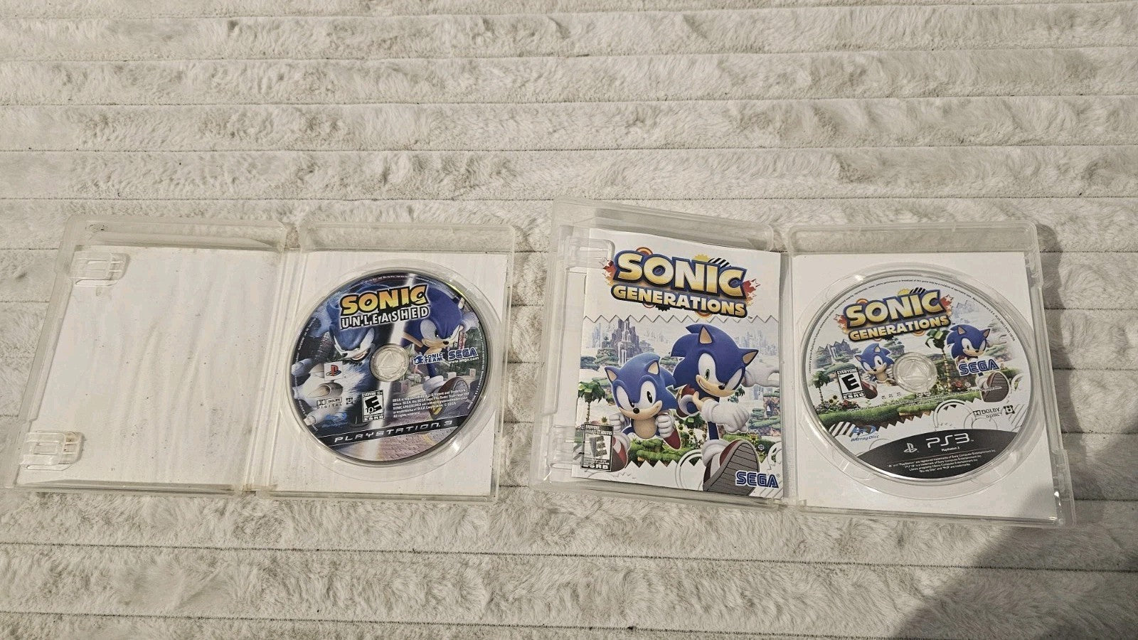 PS3 Game Bundle - Sonic Unleashed & Sonic Generations - Friperie Urbaine