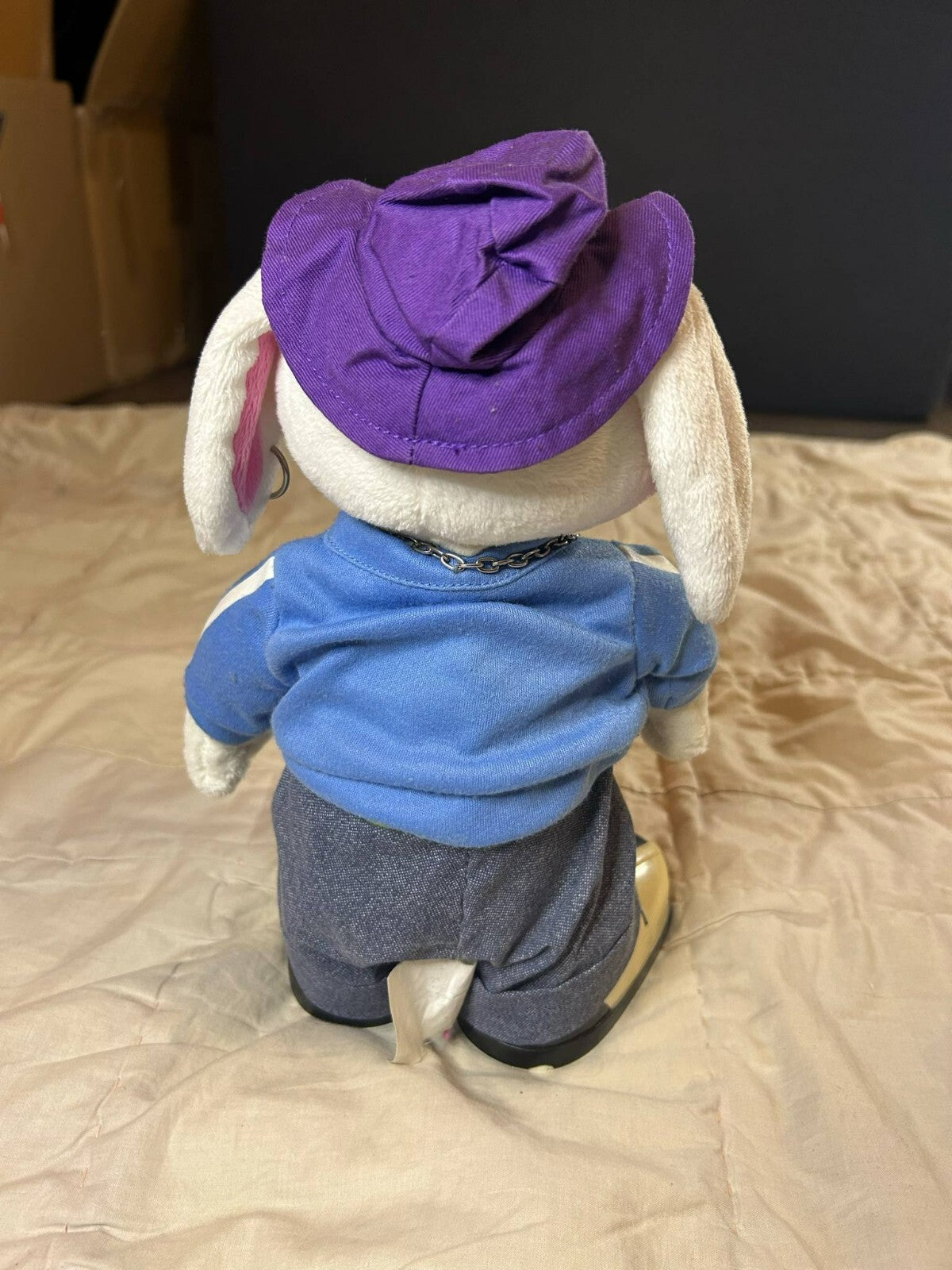 Hip Hop Animated Dancing Bunny Plush Toy – Sings, Moves, Stylish Outfit - Bargain Haven