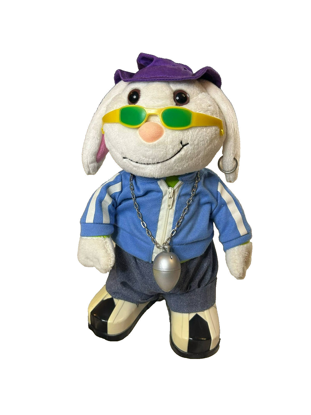 Hip Hop Animated Dancing Bunny Plush Toy – Sings, Moves, Stylish Outfit - Bargain Haven