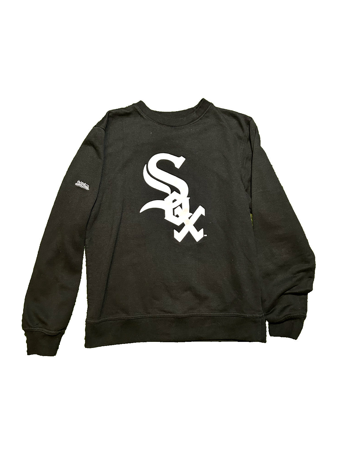 MLB White Sox Black Small Genuine Merchandise Pullover Stitches - Bargain Haven