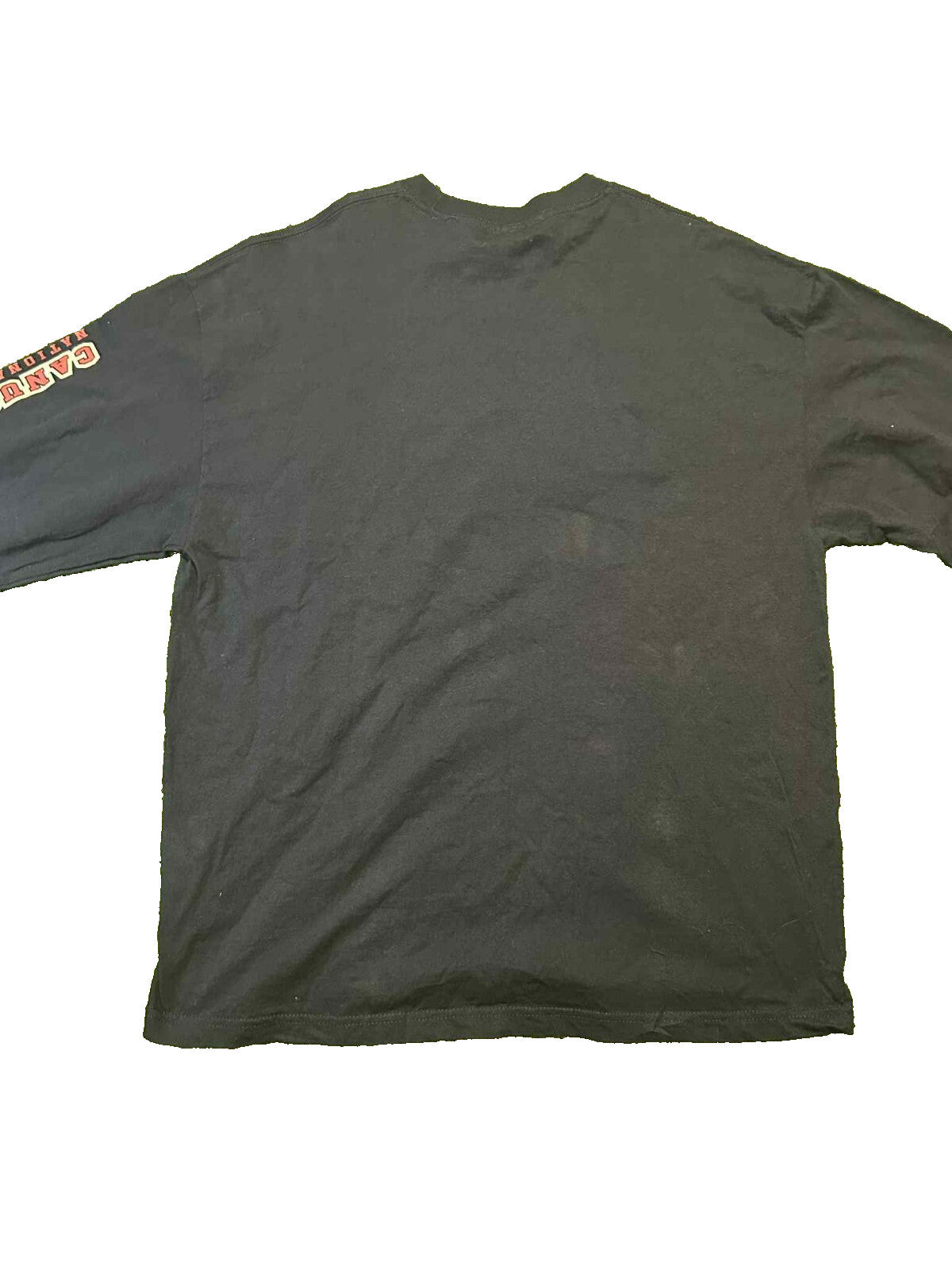 Reebok Vancouver Canucks NHL Long Sleeve Shirt Size 2XL Black Hockey Tee - Friperie Urbaine