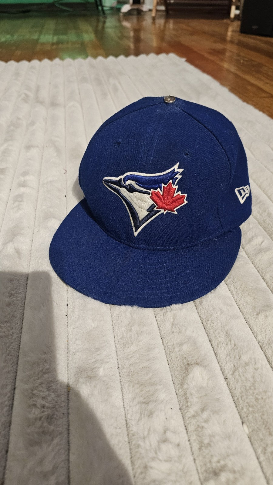 Toronto Blue Jays Blue Cap - New Era 59FIFTY Size 6 7/8 - Official MLB -... - Bargain Haven