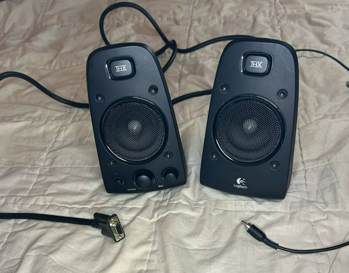 Logitech Z-623 THX-Certified Satellite Speakers Only (Set of 2) – Untested - Bargain Haven