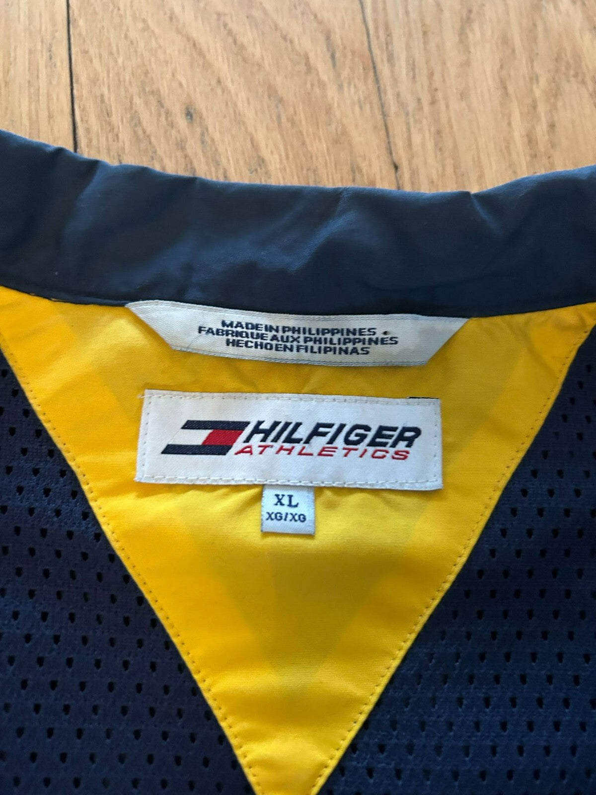 Vintage Tommy Hilfiger Athletics Windbreaker Jacket XL - Bargain Haven
