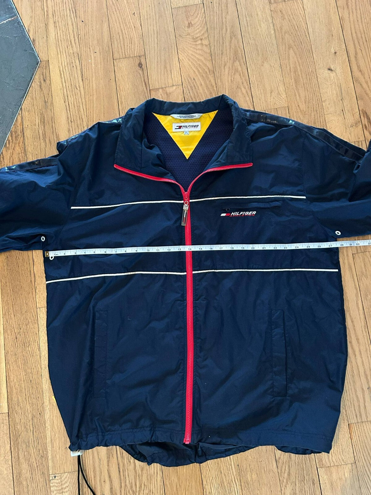 Vintage Tommy Hilfiger Athletics Windbreaker Jacket XL - Bargain Haven