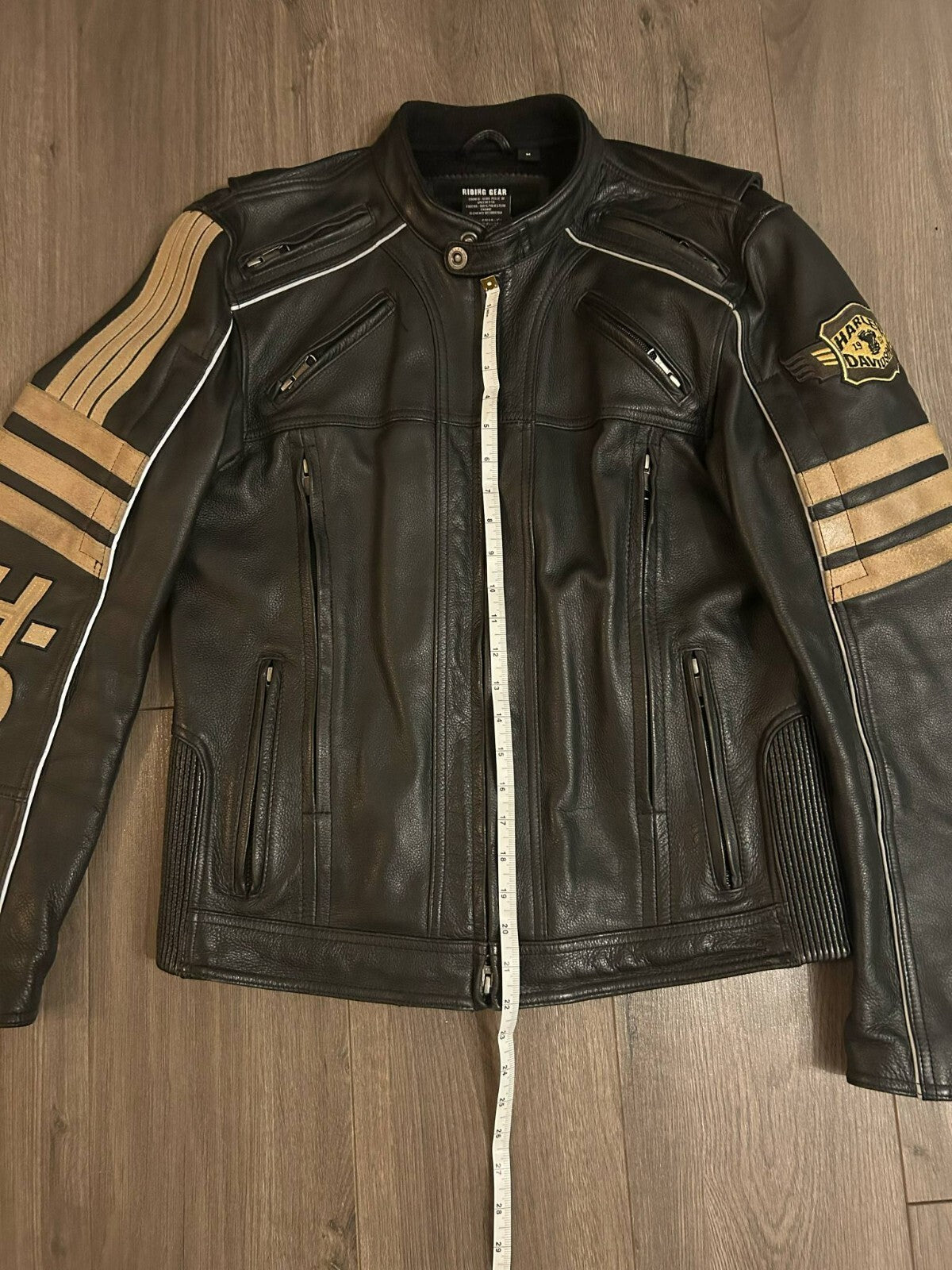 Harley-Davidson Leather Riding Jacket 97150-13VM + Chaps Pants 98039-12VM Size M - Bargain Haven