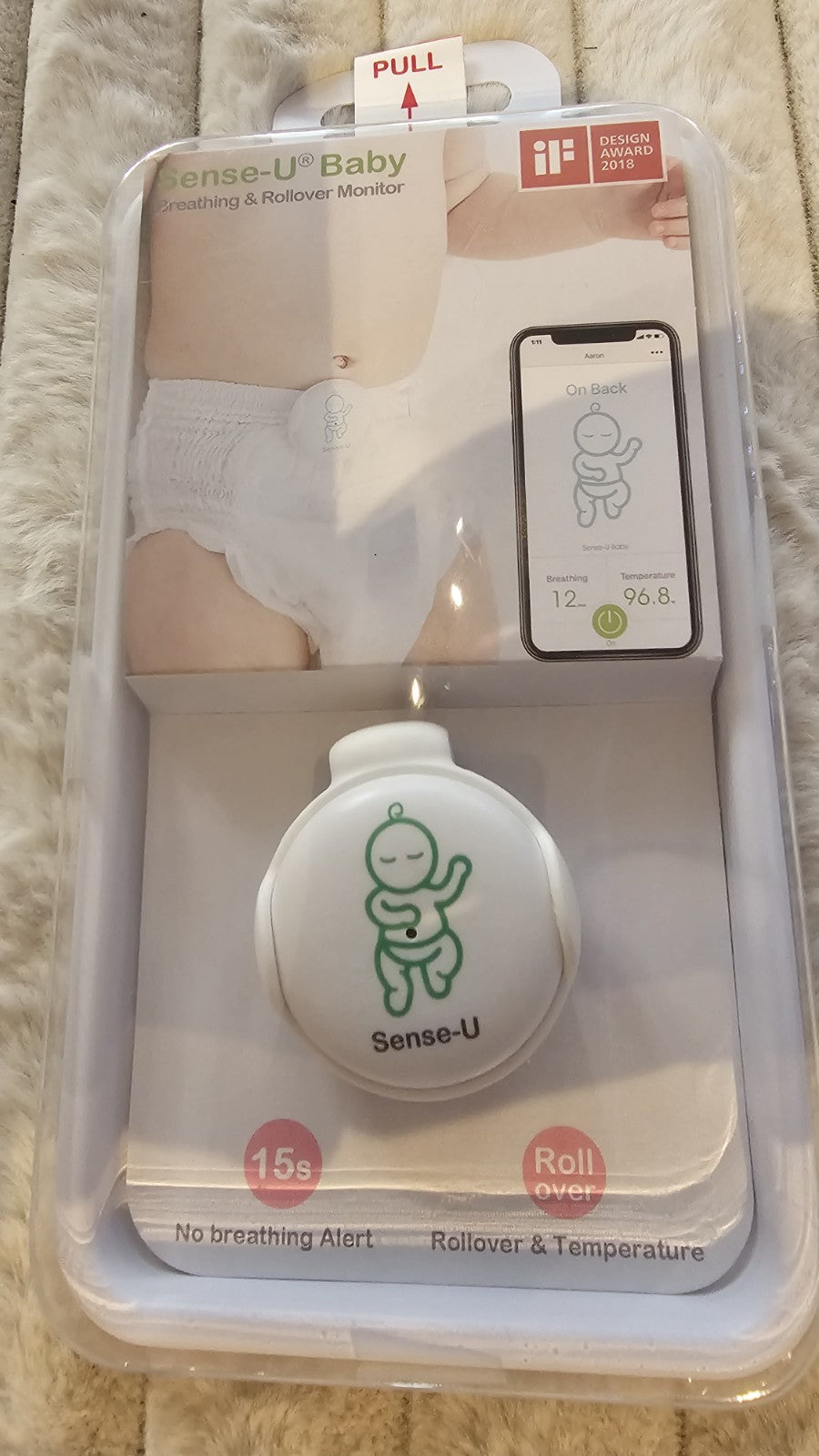 Sense-U Baby SU210 Breathing and Position Monitor – Smart Baby Monitoring - Friperie Urbaine