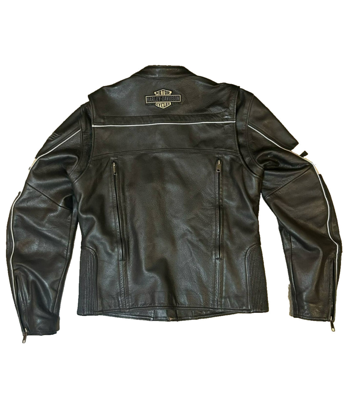 Harley-Davidson Leather Riding Jacket 97150-13VM + Chaps Pants 98039-12VM Size M - Bargain Haven