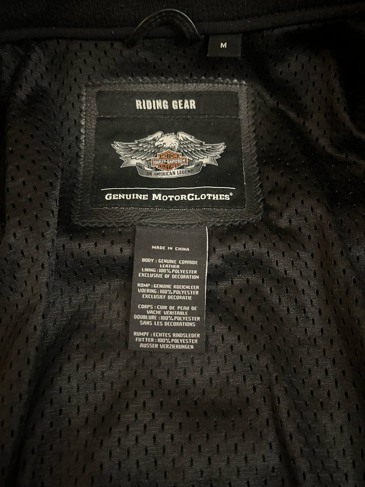 Harley-Davidson Leather Riding Jacket 97150-13VM + Chaps Pants 98039-12VM Size M - Bargain Haven