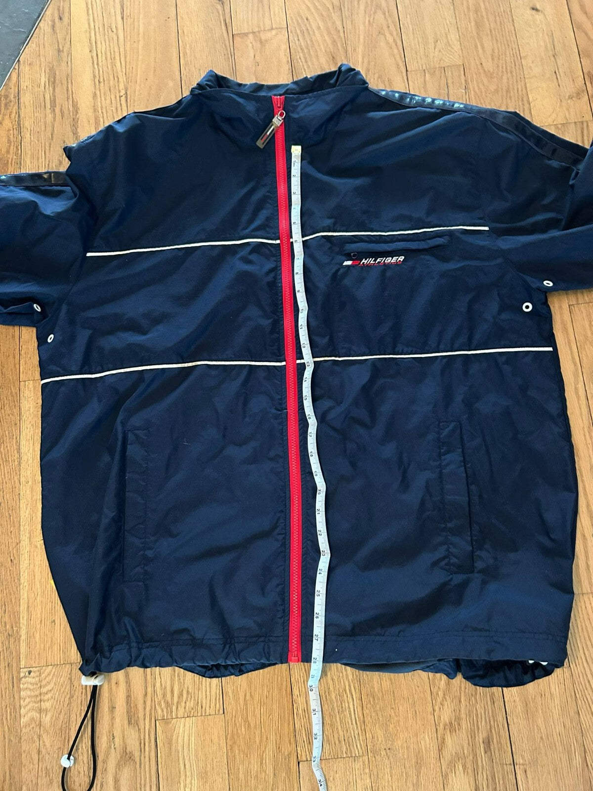 Vintage Tommy Hilfiger Athletics Windbreaker Jacket XL - Bargain Haven