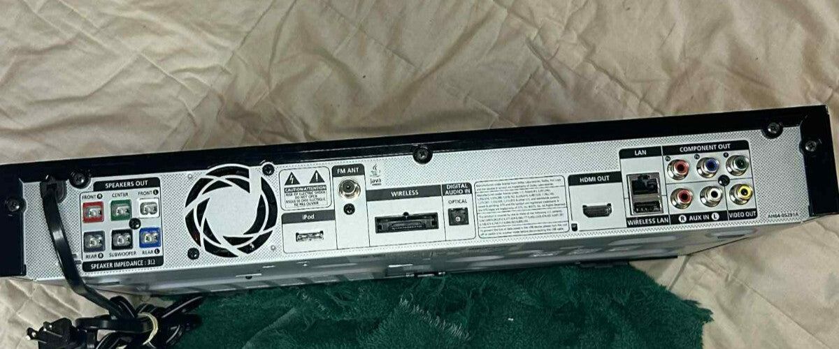 Samsung HT-C5500 Blu-ray Home Theater System Receiver Unit Powers On, No Remote - Friperie Urbaine