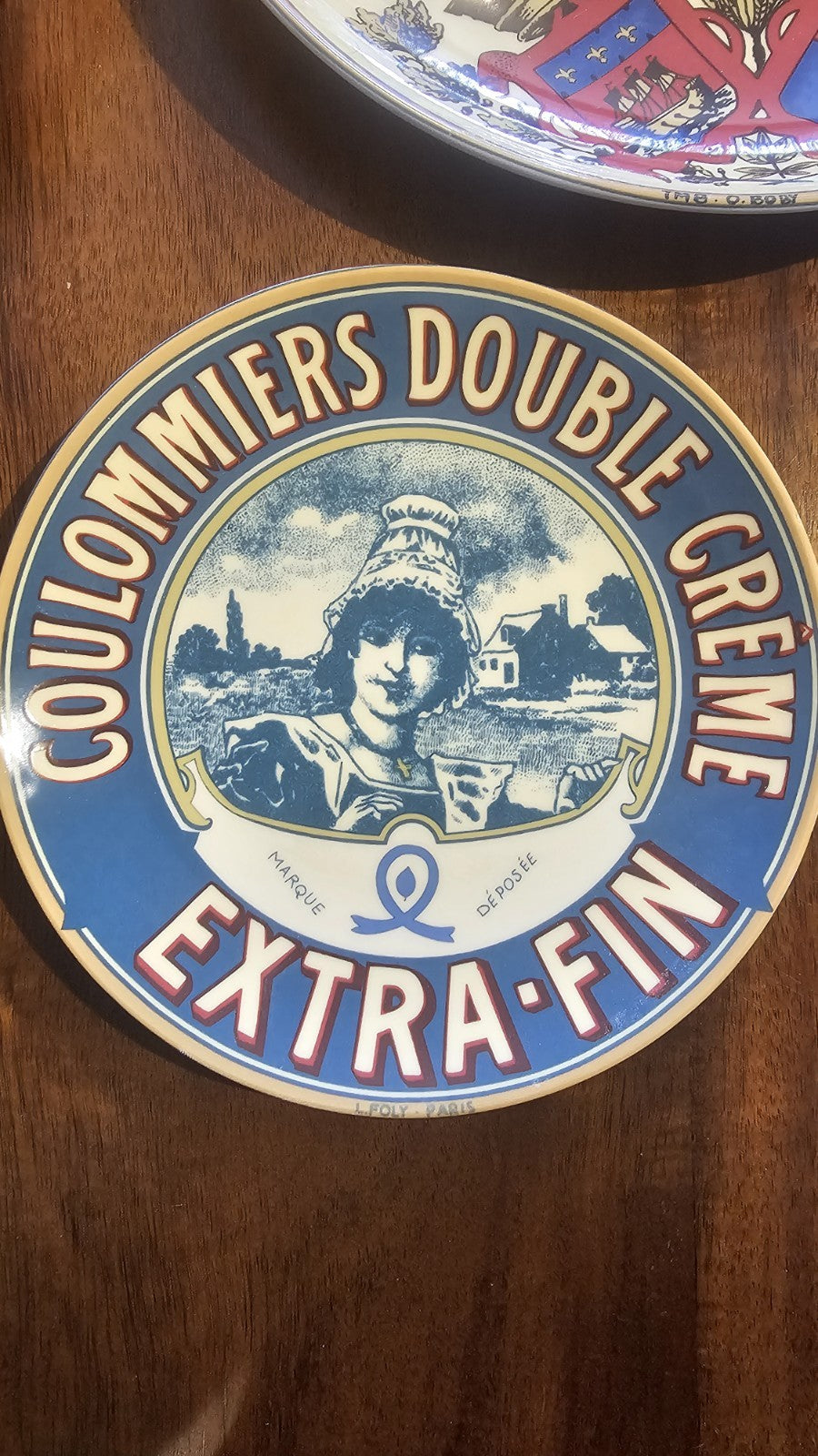 “Camembert - 55 rue de Bourgogne” Dish Set - Vintage French Style - Bargain Haven
