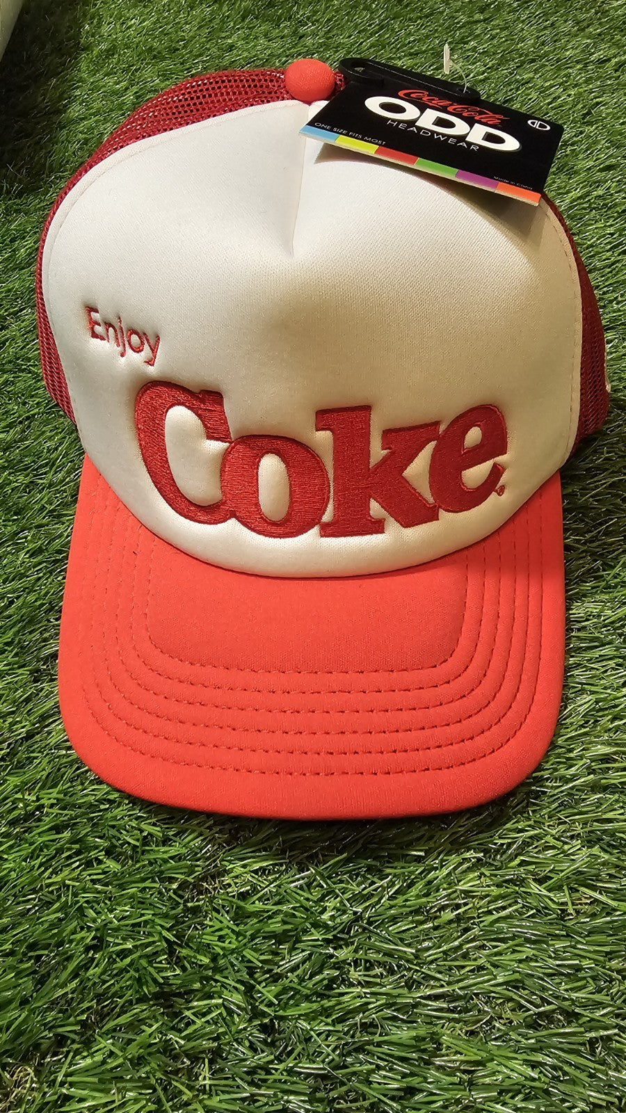 "Enjoy Coke" Cap - Coca-Cola by ODD SOX - Friperie Urbaine