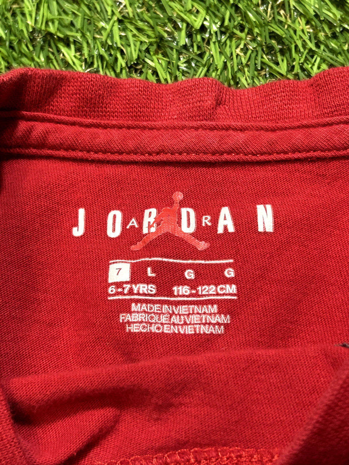 Jordan Long Sleeve T-Shirt Kids Size 7 (6-7 Years / 116-122cm) - Bargain Haven