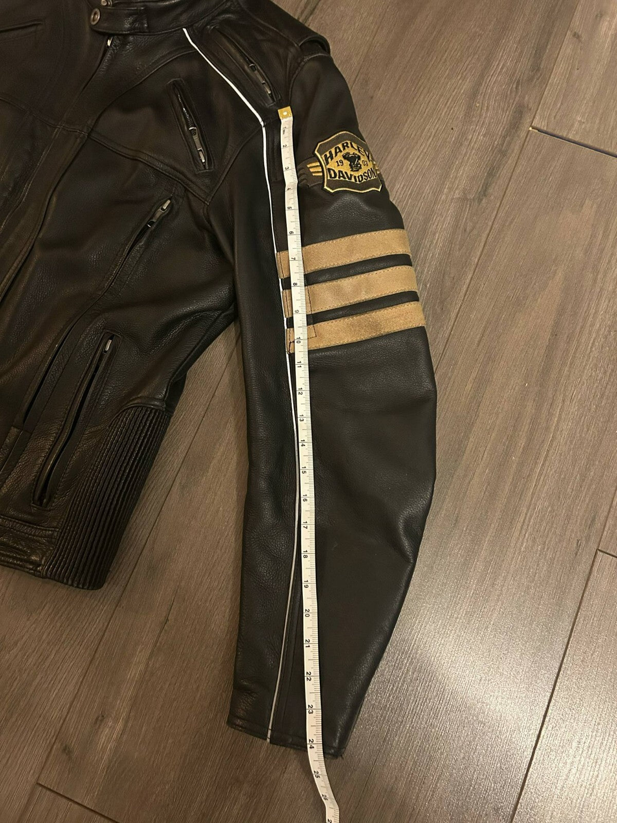 Harley-Davidson Leather Riding Jacket 97150-13VM + Chaps Pants 98039-12VM Size M - Bargain Haven