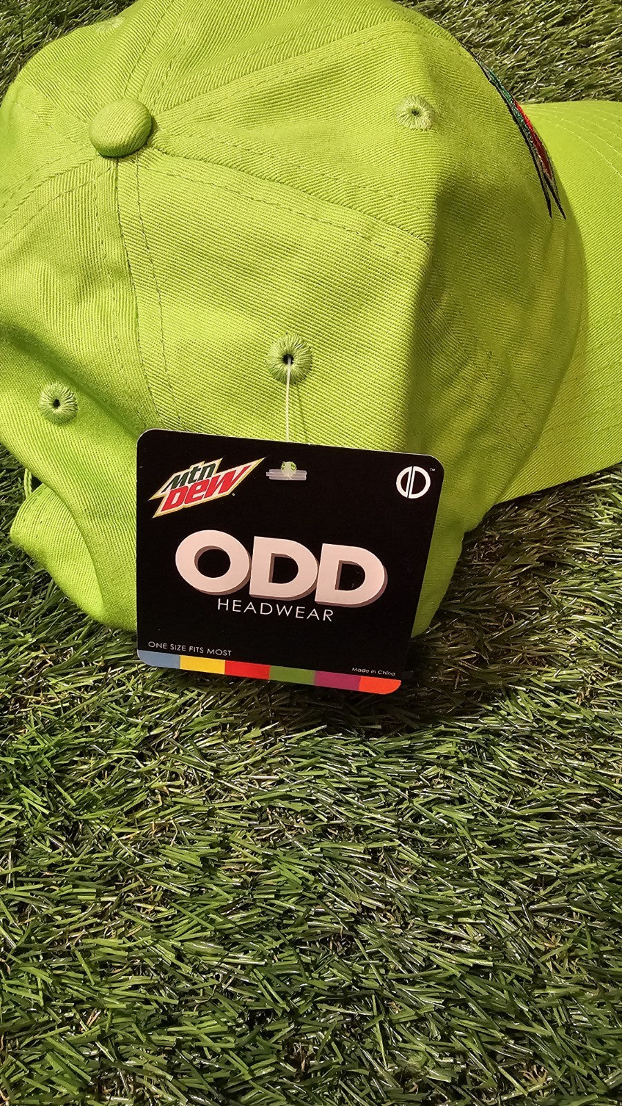 Mountain Dew Cap - Adjustable Size by ODD SOX - Friperie Urbaine