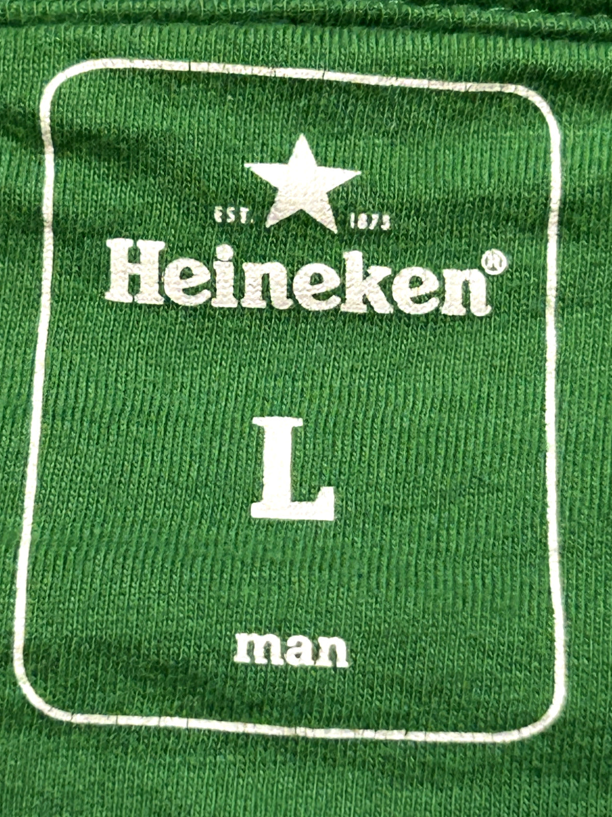 Heineken Mens Long Sleeve Sweater Size L Excellent Condition - Bargain Haven