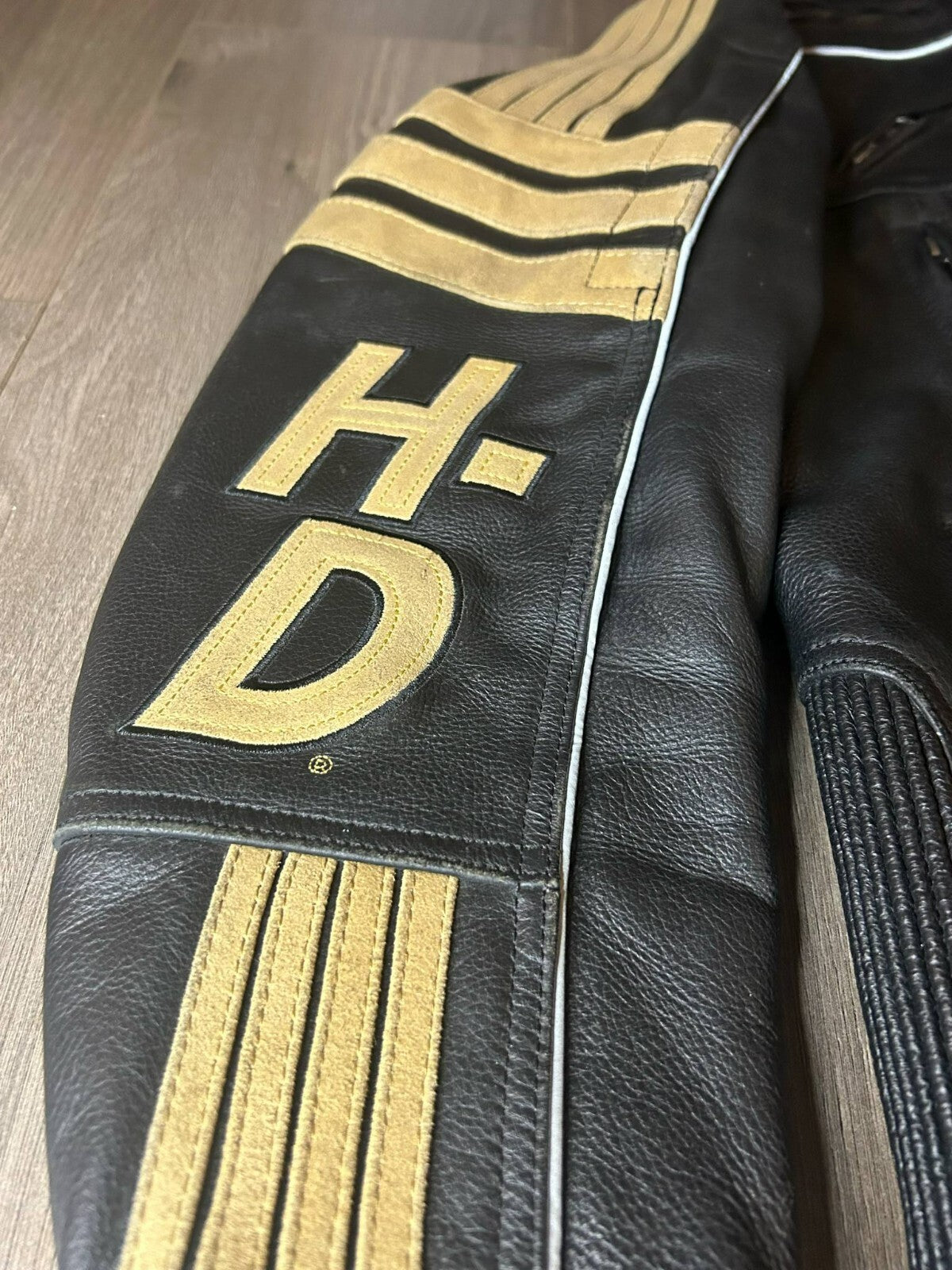 Harley-Davidson Leather Riding Jacket 97150-13VM + Chaps Pants 98039-12VM Size M - Bargain Haven