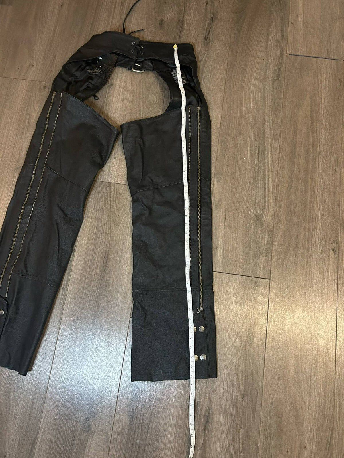 Harley-Davidson Leather Riding Jacket 97150-13VM + Chaps Pants 98039-12VM Size M - Bargain Haven