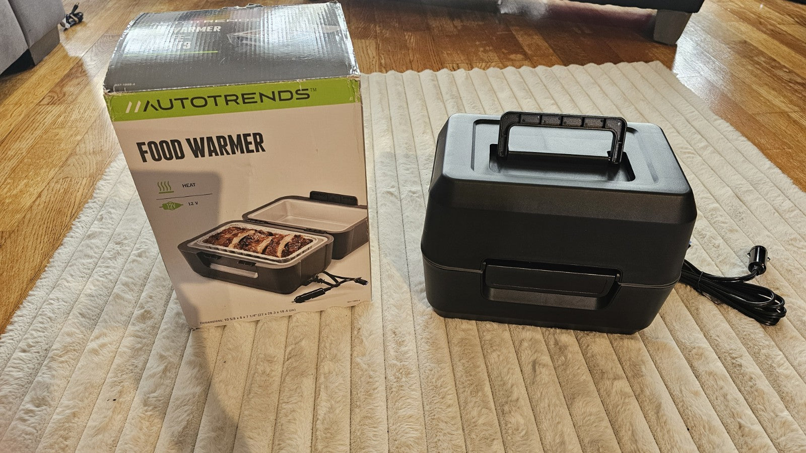 AutoTrends 12V Car Food Warmer - Portable Heated Lunch Box - Friperie Urbaine