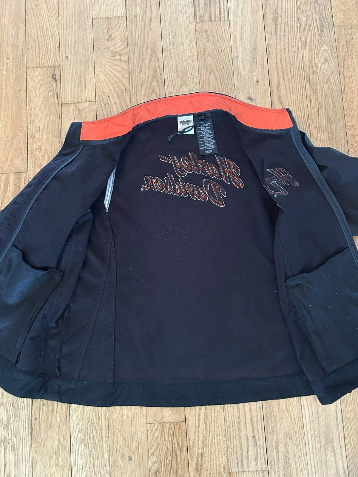 Harley-Davidson Women’s Black Softshell Jacket HD Logo Size M - Bargain Haven
