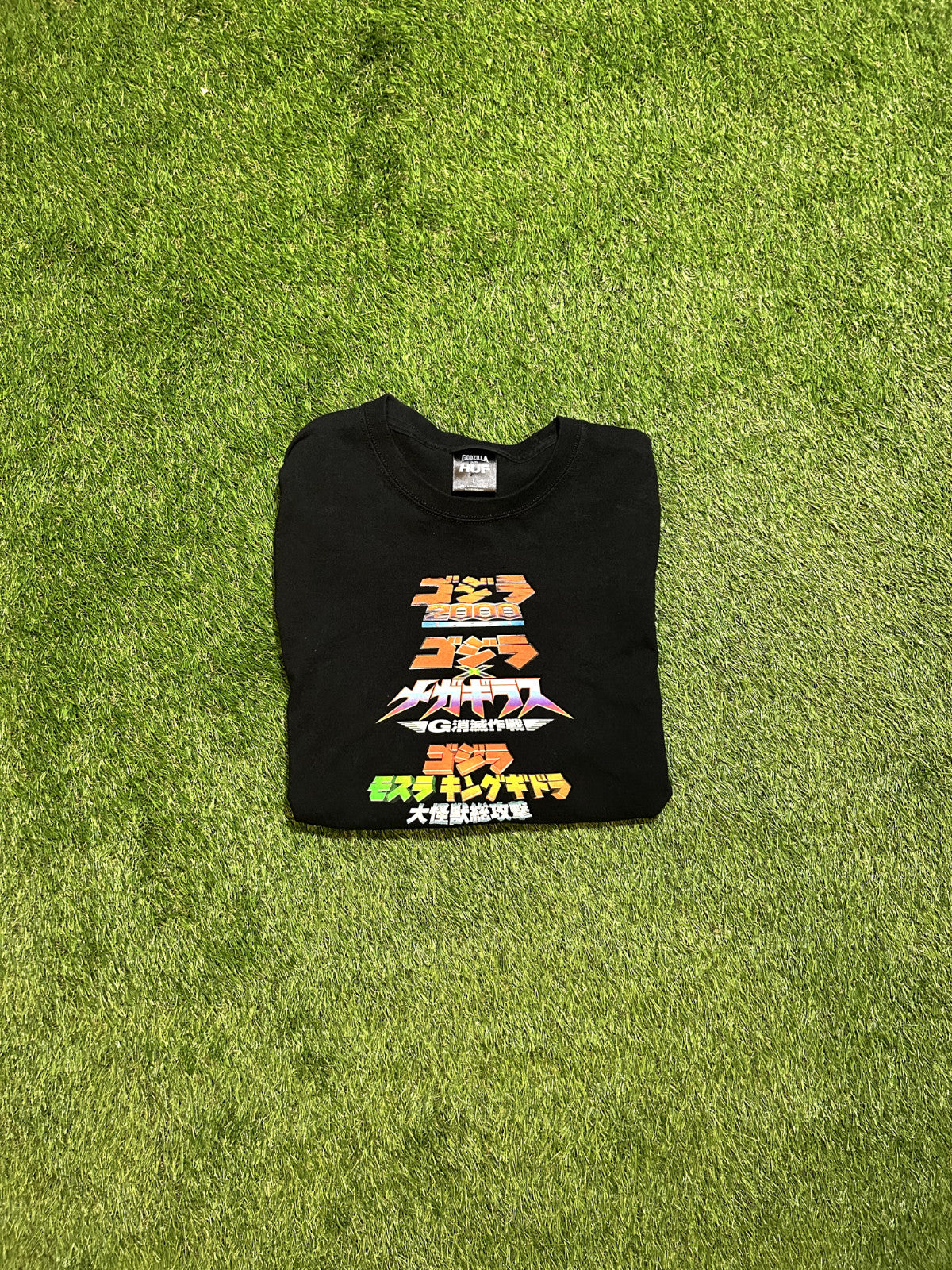 Godzilla vs Huf T-shirt Long Sleeves Men Size L Limited edition - Bargain Haven