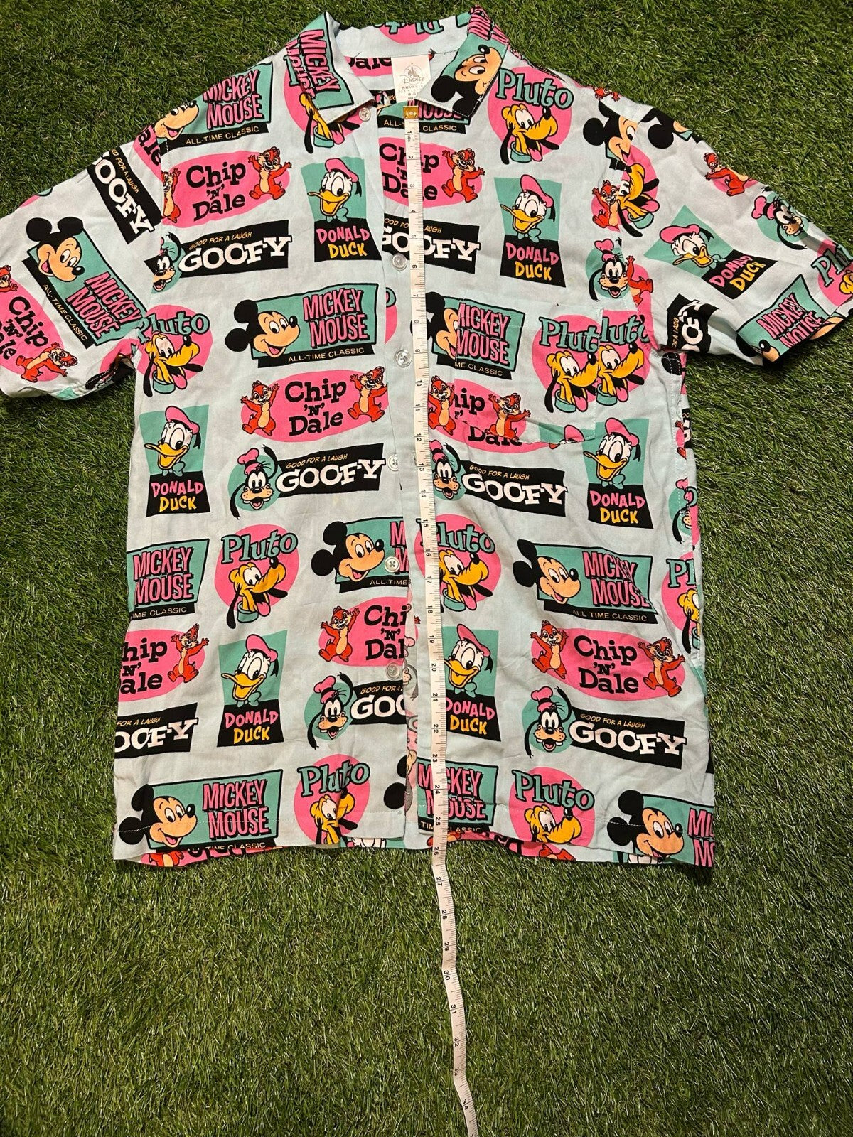 Walt Disney cool graphic Button-Up Shirt – Size S - Bargain Haven