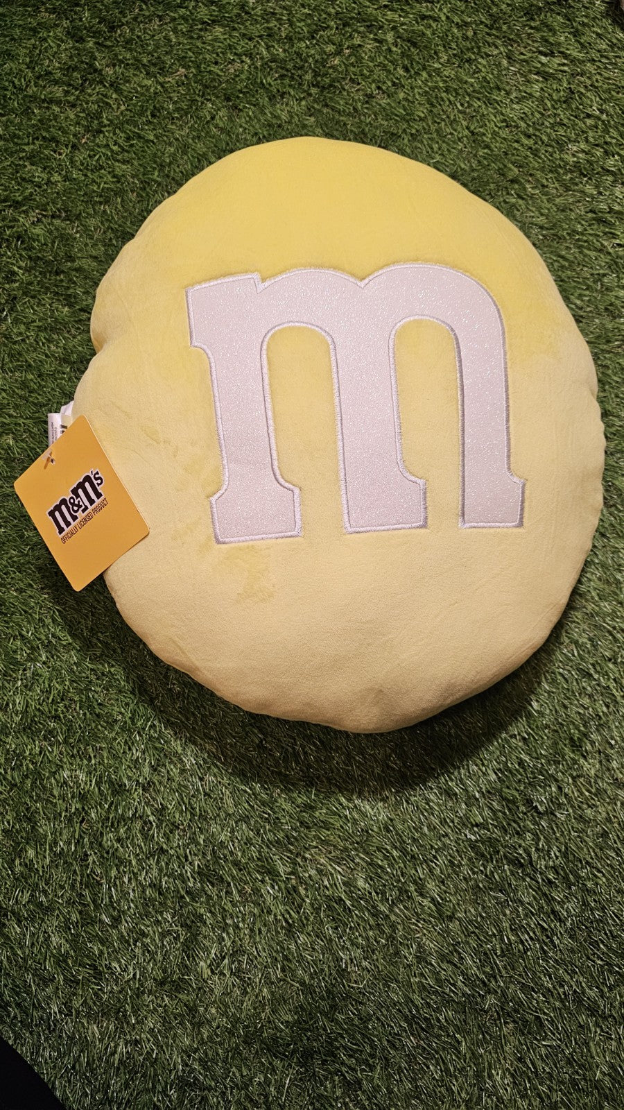 Yellow M&M’s Plush - 15 Inches - Friperie Urbaine